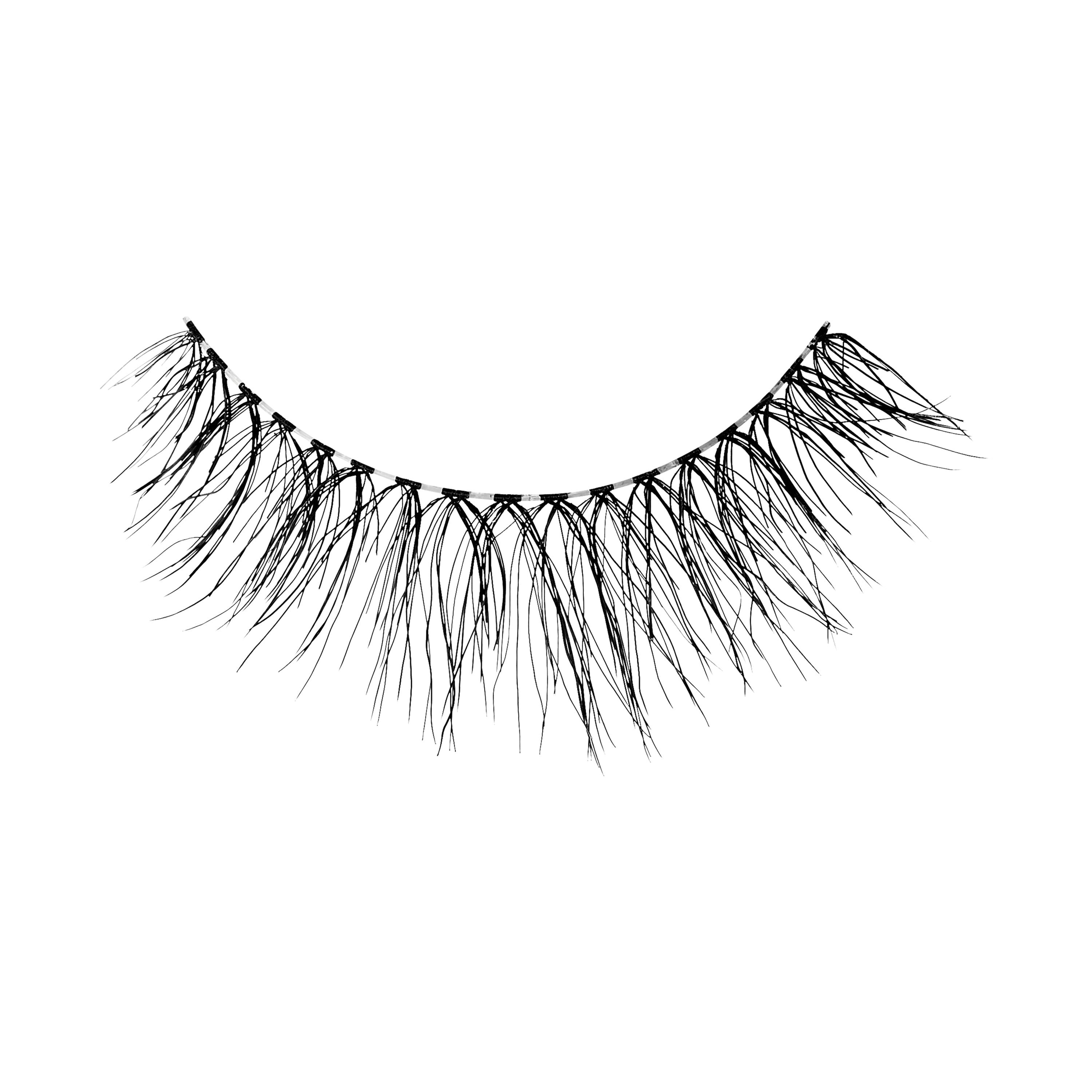 KISS So Natural falešné řasy, „Fluffy Natural“, 10 mm–12 mm, střední objem, 5 párů