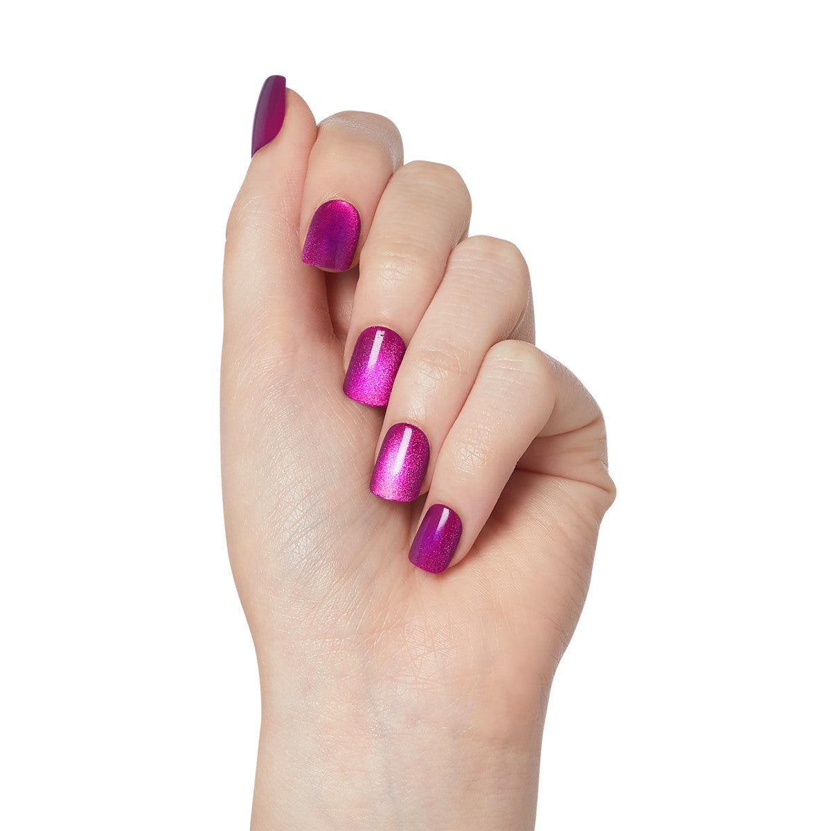 colorFX by imPRESS Press-On Nails, No Glue Needed, Růžová, Short Zaoblený, 30 ks