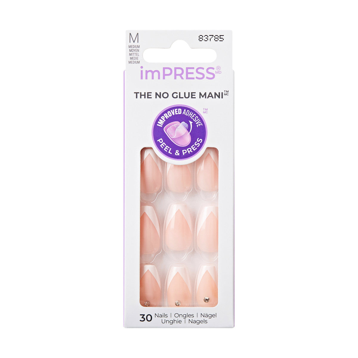 imPRESS Design Press-On Nails, No Glue Needed, &