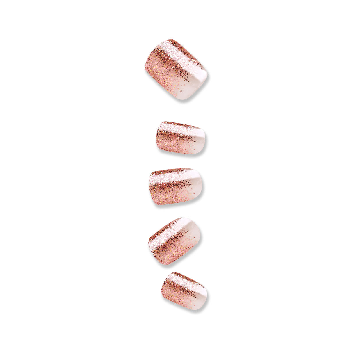 colorFX by imPRESS Press-On Nails, No Glue Needed, Neutrální, Short Zaoblený, 30 ks