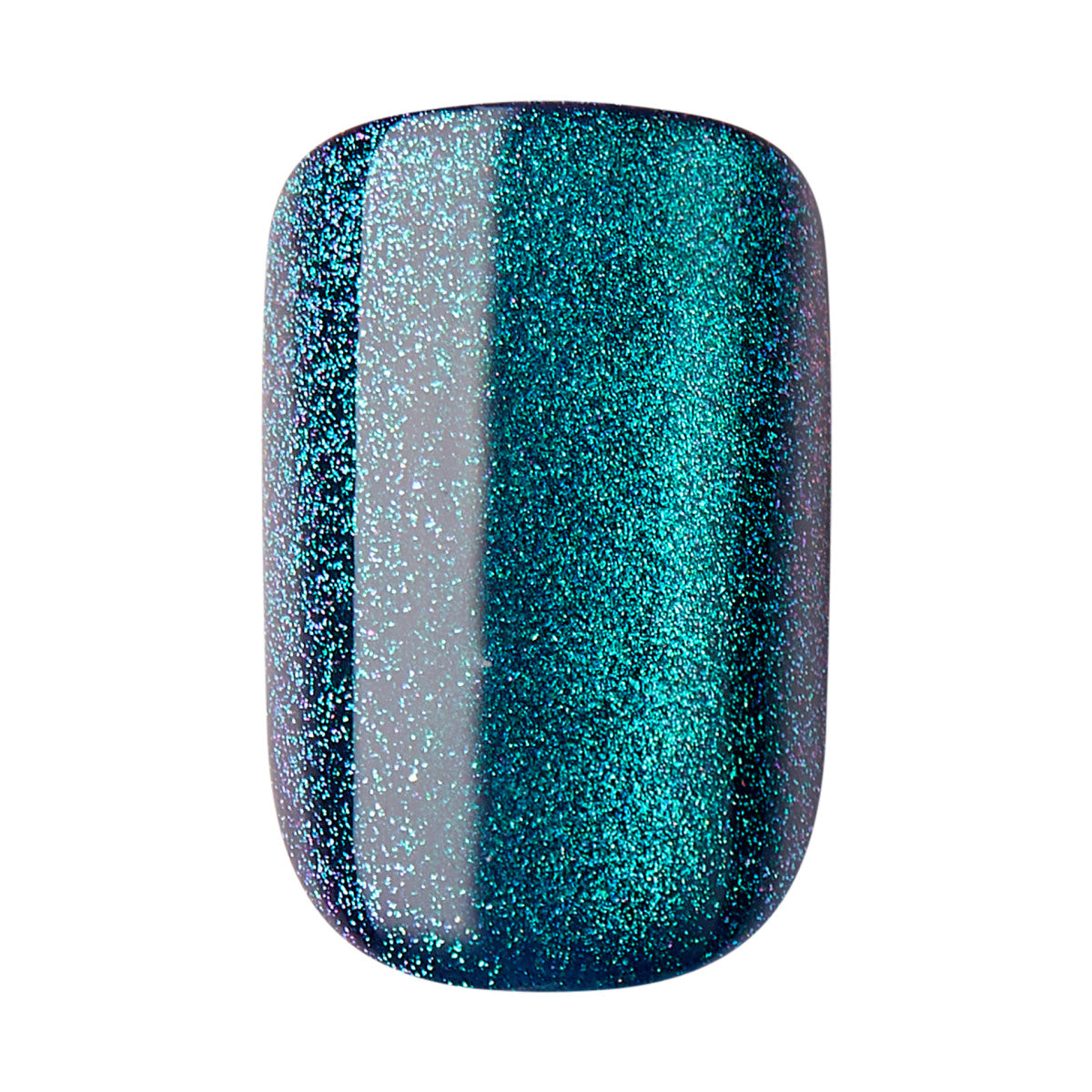 colorFX by imPRESS Press-On Nails, No Glue Needed, Tmavě zelená, Short Zaoblený, 30 ks