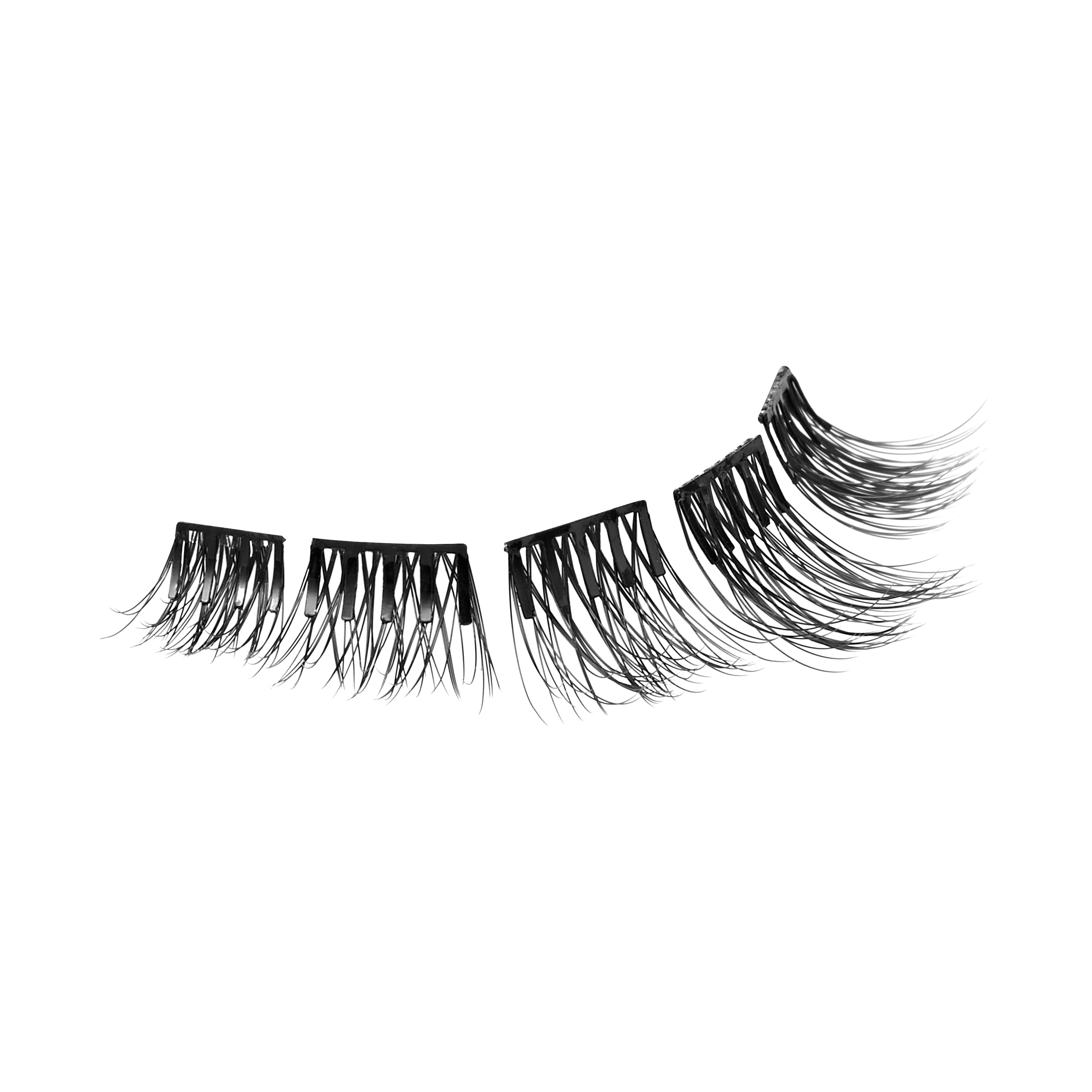KISS imPRESS Press On Self Adhesive Eyelashes, 8mm–14mm, Soft Natural, 36 Lash Clusters (Copy)