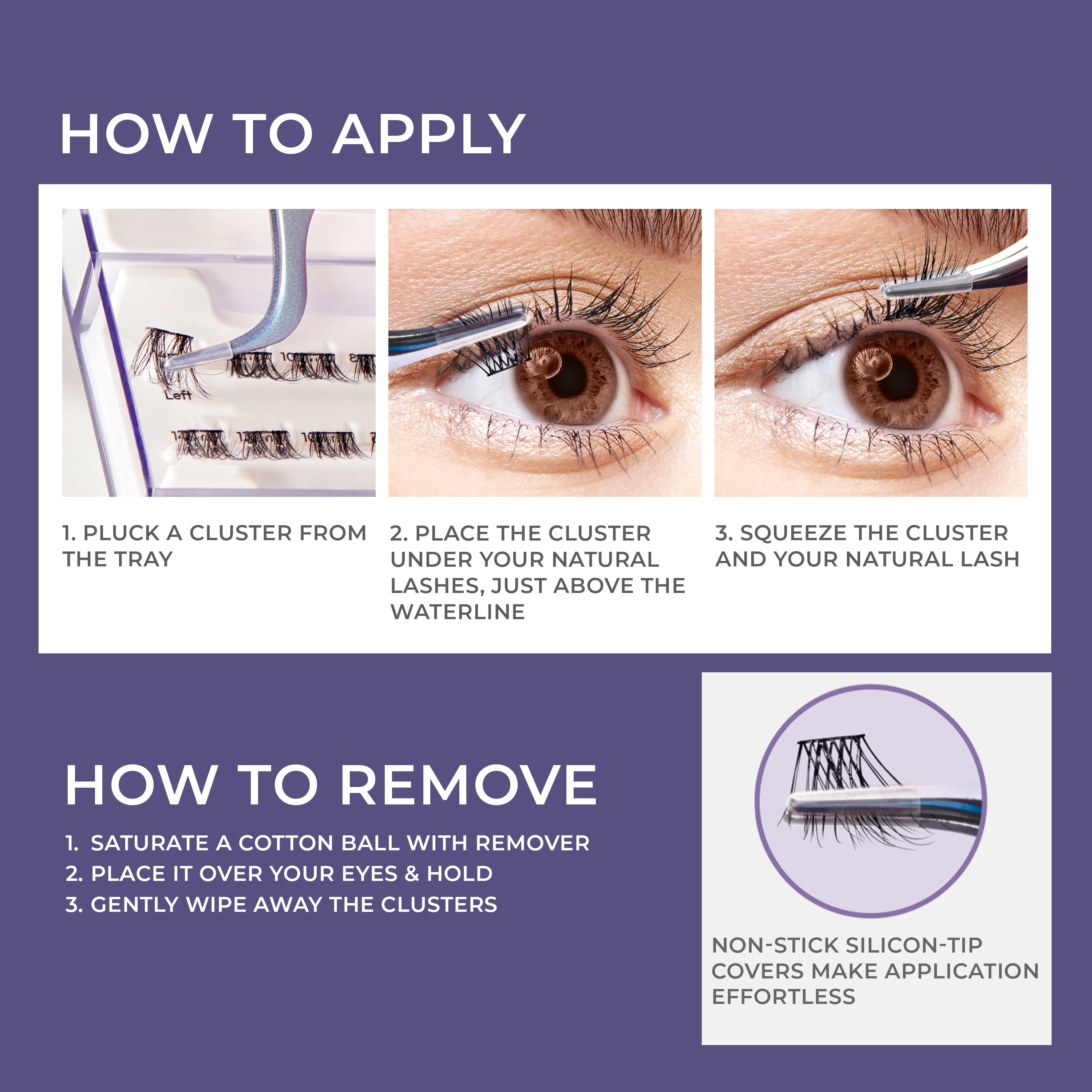 imPRESS Falsies Long Lasting Self Adhesive Eyelashes – Demi Edgy