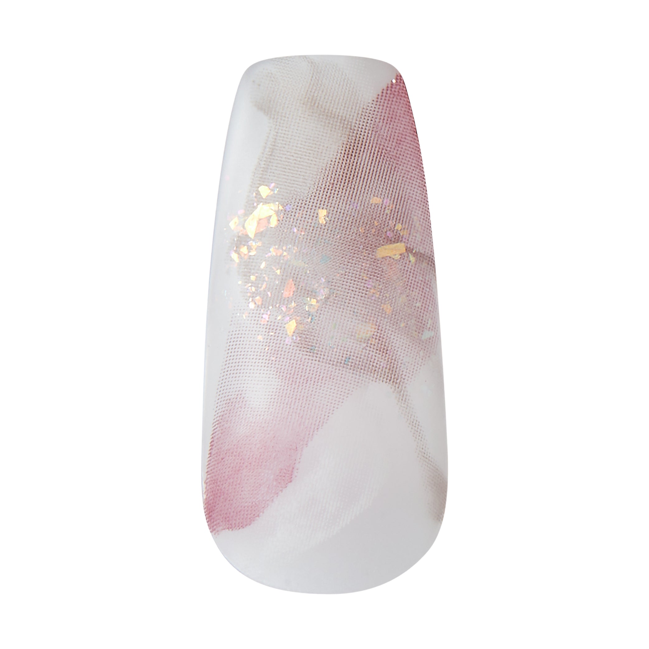 KISS Gel Fantasy Press-On Nails, Dreams, Fialová, Long Coffin, 31 ks