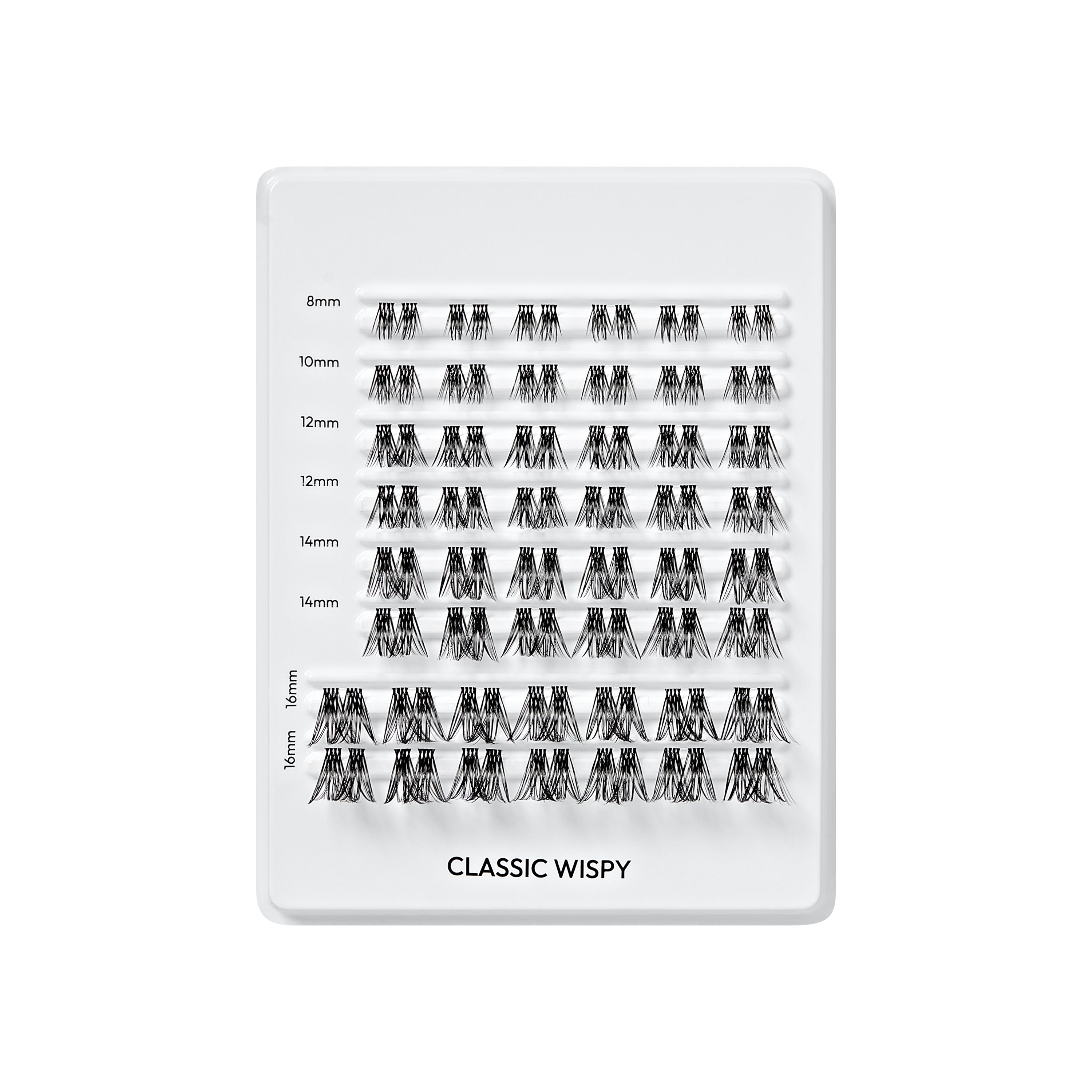 KISS FALSCARA Multipack False Eyelashes Lash Extensions, Classic Wispy, 50 Lash Clusters (Copy)