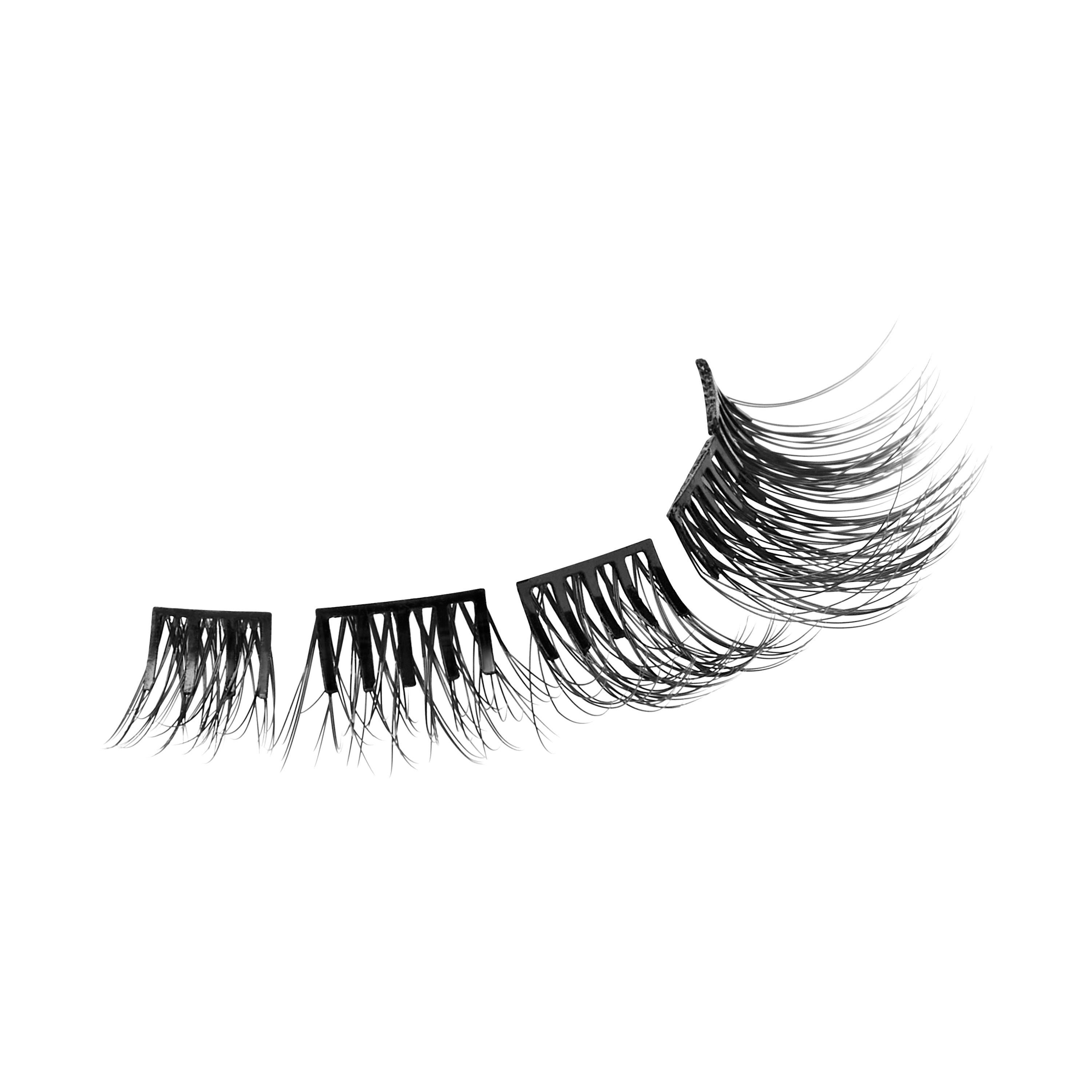 Kiss Impress Pre-Glued Lash Clusters Multipack, Soft Natural, 50 Self Adhesive Eyelashes