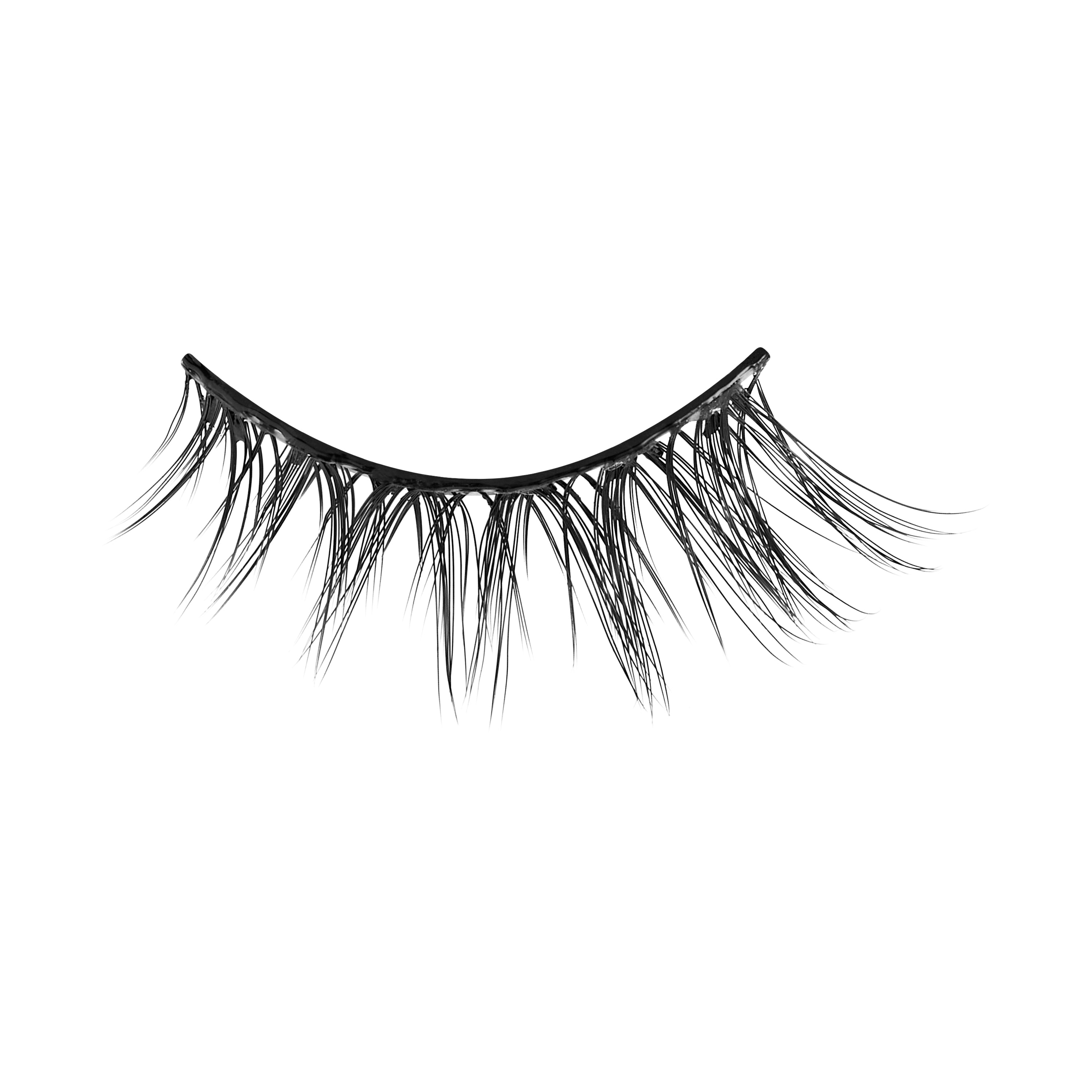 KISS imPRESS Pre-Glued Strip Lashes Kit, Classic Wispy, 2 Pair Self Adhesive Eyelashes (Copy)