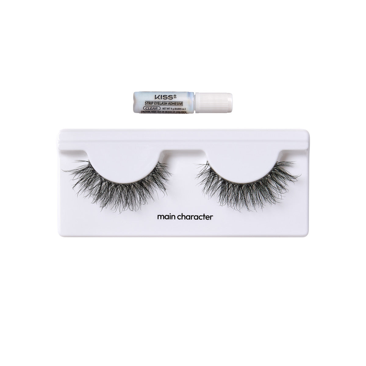 KISS Lash Couture Rebel Collection False Eyelashes Single Pack, main character, 1 Pair