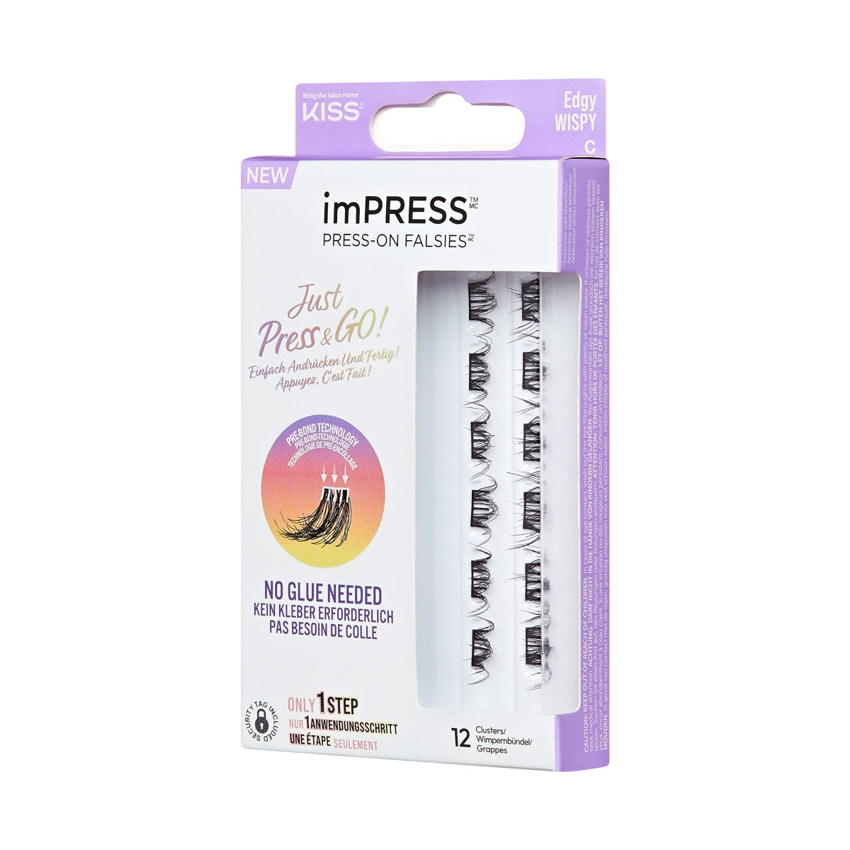 imPRESS Press-On Falsies Minipack 12 Clusters - Edgy