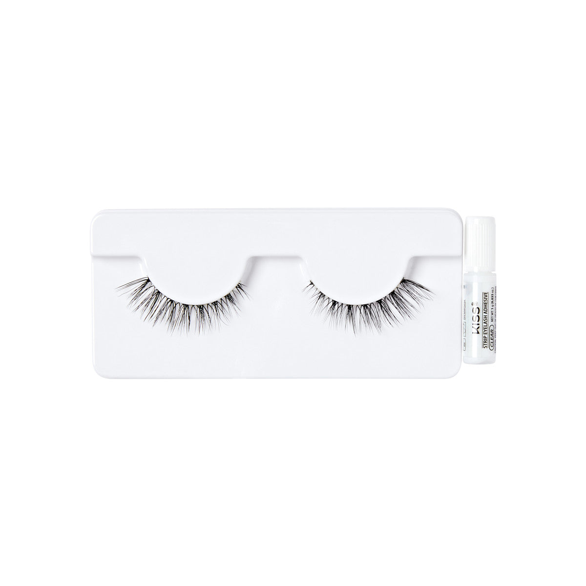 KISS Bare Collection False Eyelashes, 1 Pair &amp; Lash Glue Net Wt. 1g (0.035.oz.)