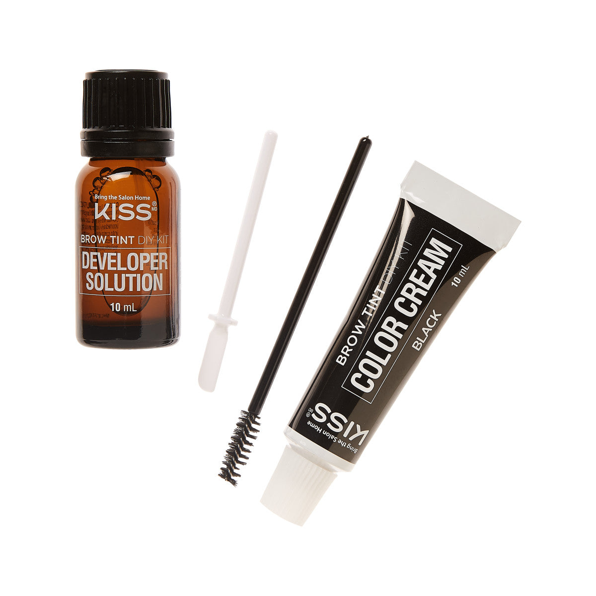 KISS Custom Color Brow Tint DIY Kit - Black
