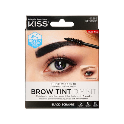 KISS Custom Color Brow Tint DIY Kit - Black