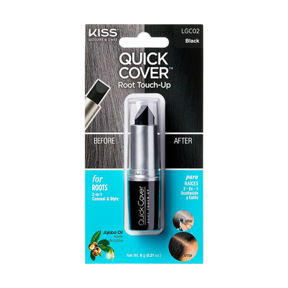 KISS Quick Cover Root Touch-Up Stick, Černá