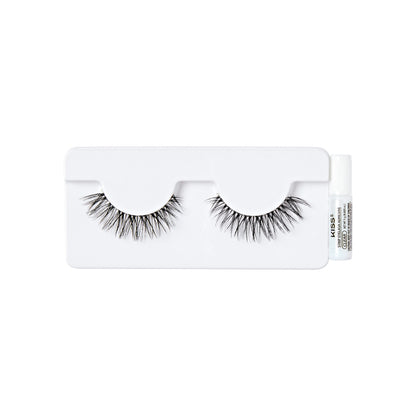 KISS Bare Collection False Eyelashes, 1 Pair &amp; Lash Glue Net Wt. 1g (0.035.oz.)