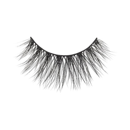 KISS Sister Nature Vegan Mink False Eyelashes, Style Ivy, Biodegradable, 1 Pair