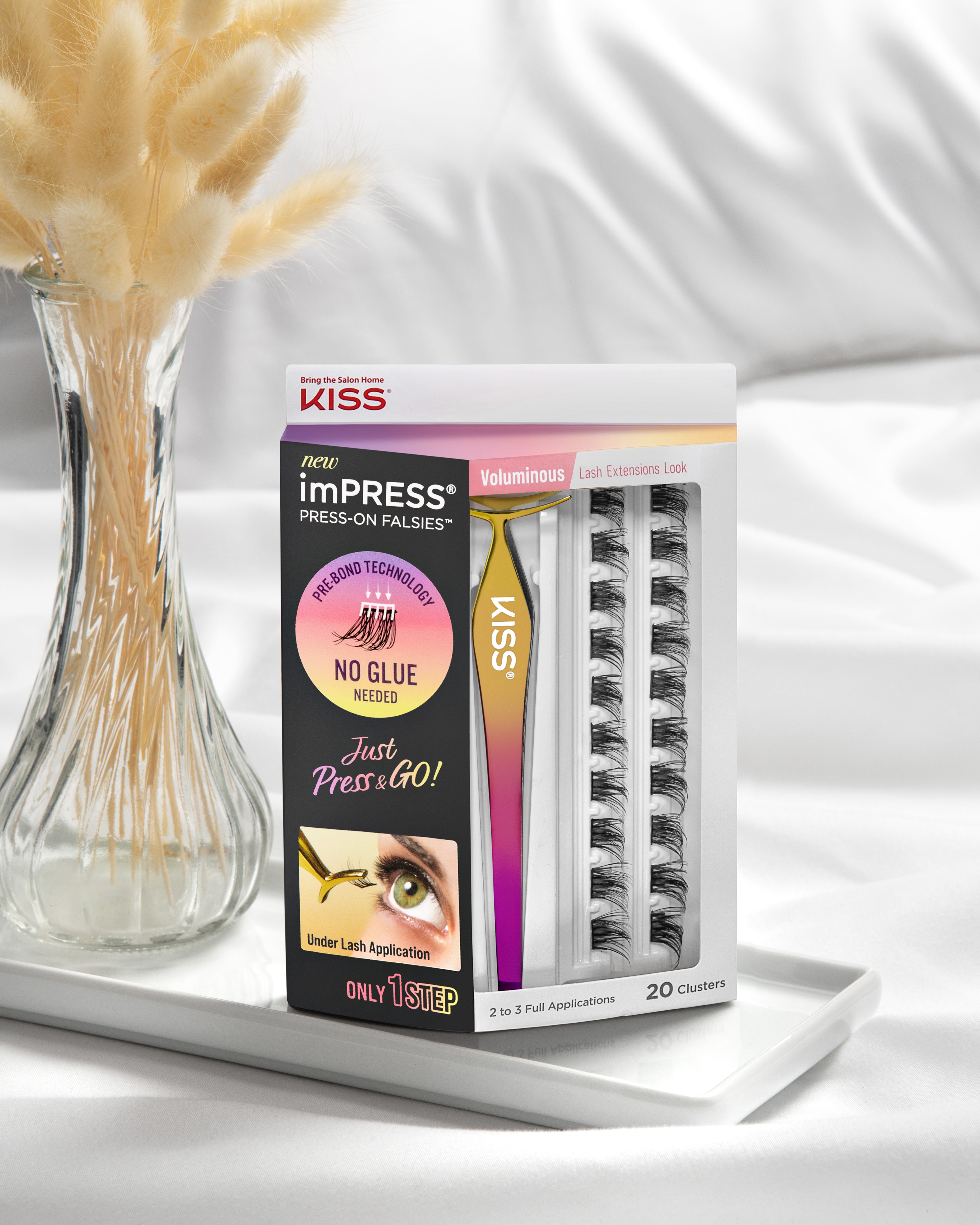 imPRESS Press-On Falsies Eyelash 20 Clusters - Voluminous