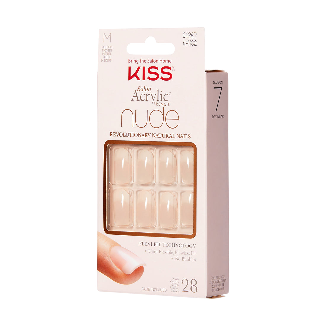 KISS Salon Acrylic Nude French Press-On Nails - Graceful