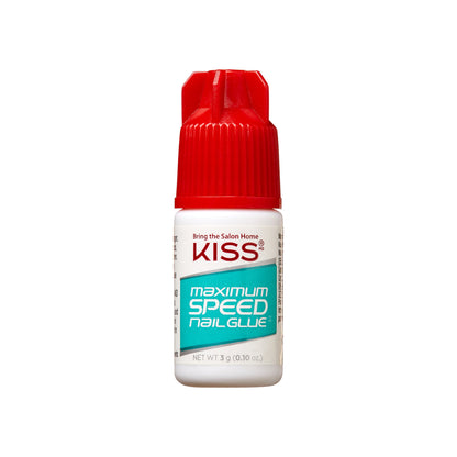 KISS Maximum Speed Nail Glue, Net Wt. 3g (0.10 oz.)