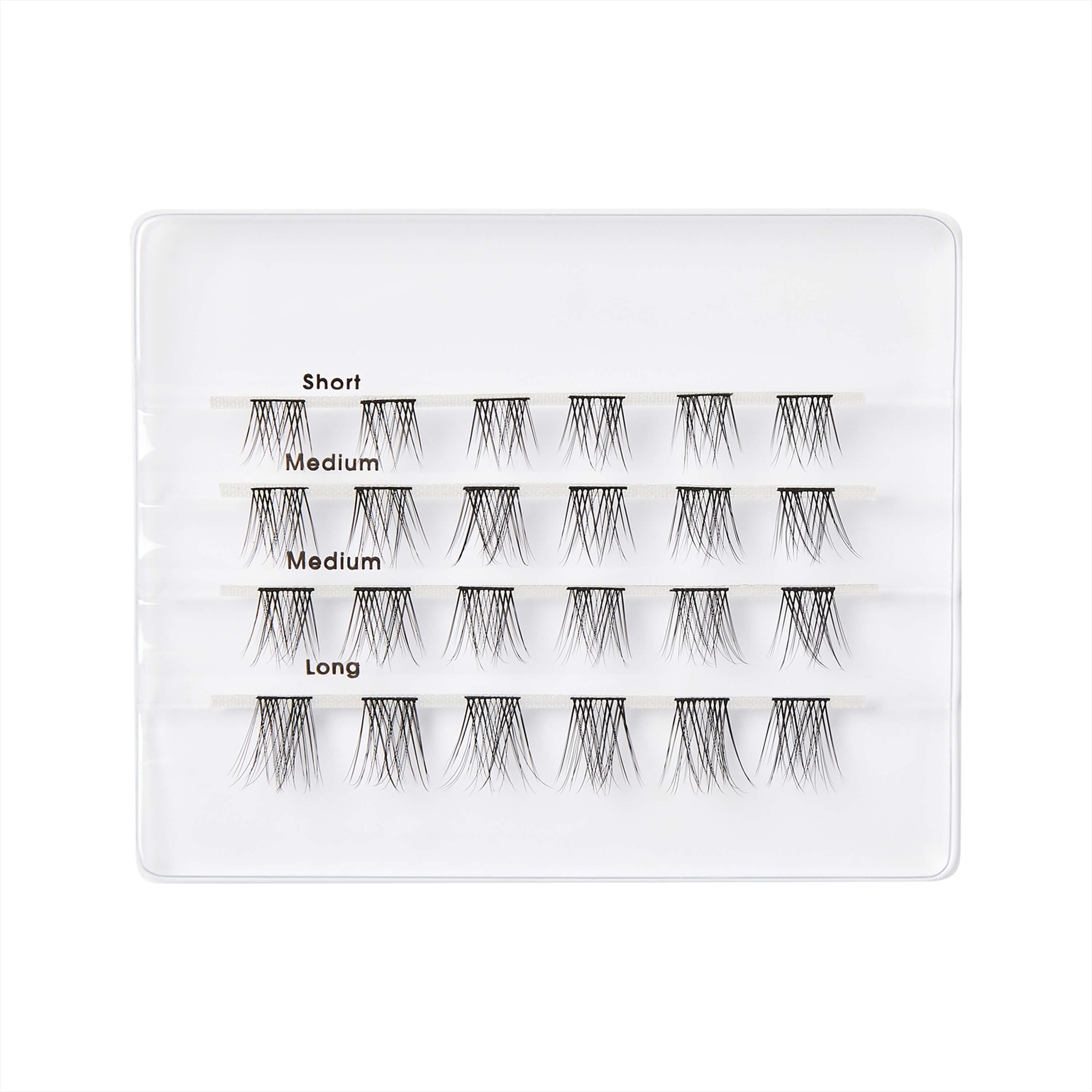 KISS FALSCARA Collection DIY Eyelash Extensions Multi Pack, Lengthening Wisps, 24 ks