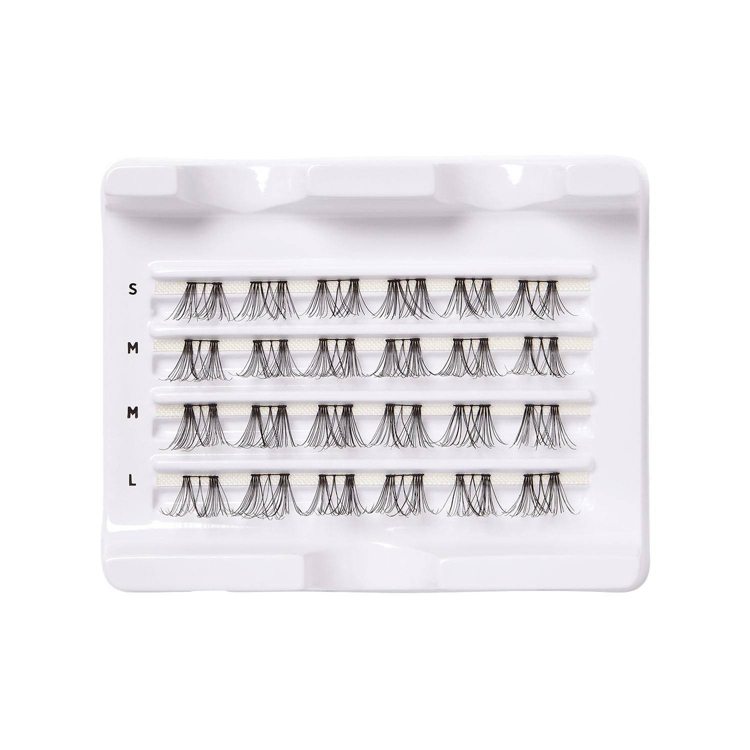 KISS FALSCARA Collection DIY Eyelash Extensions Multi Pack, Natural Wispy Wisps, 24 ks