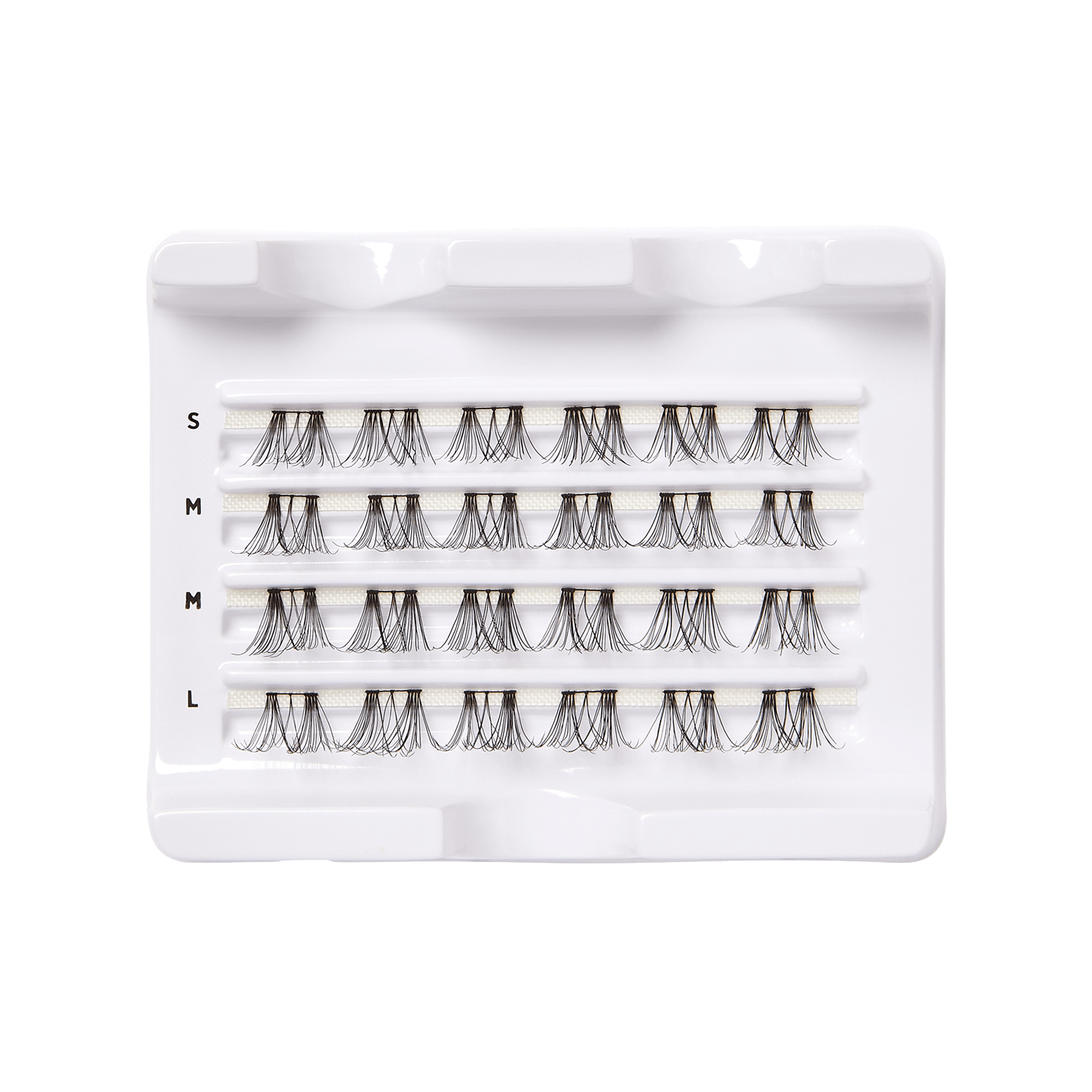 KISS FALSCARA Collection DIY Eyelash Extensions Multi Pack, Natural Wispy Wisps, 24 ks