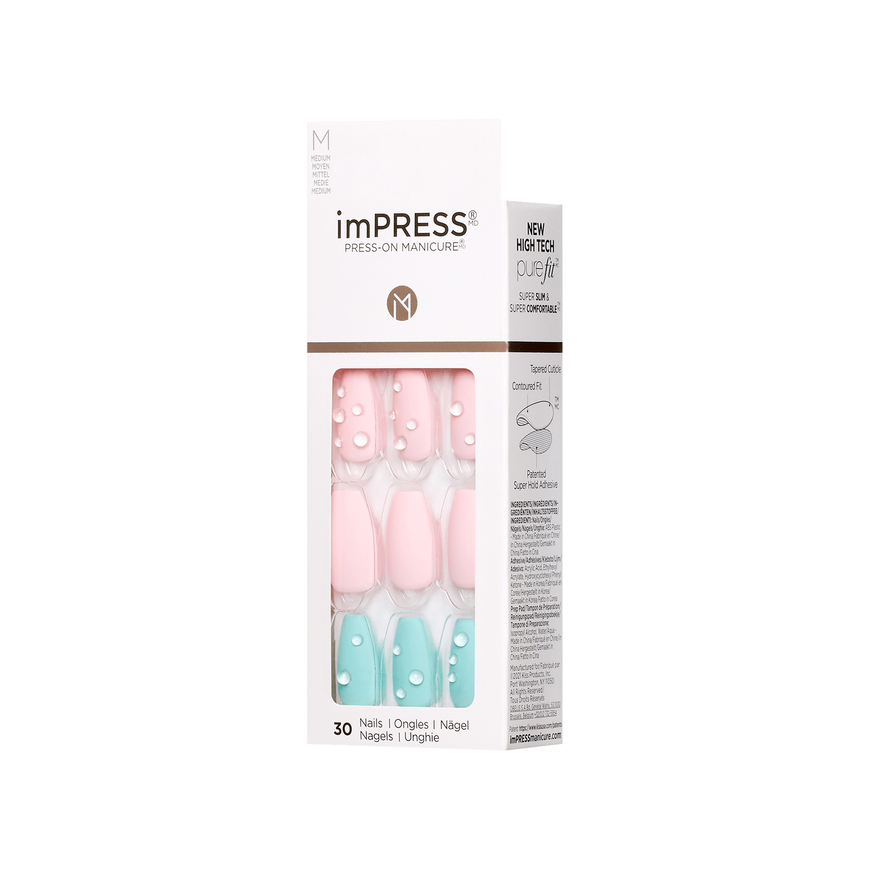 imPRESS Design Press-On Nails, No Glue Needed, &