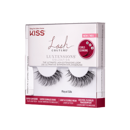 KISS Lash Couture LuXtensions Collection False Eyelashes, ‘Royal Silk’ - 1 Pair