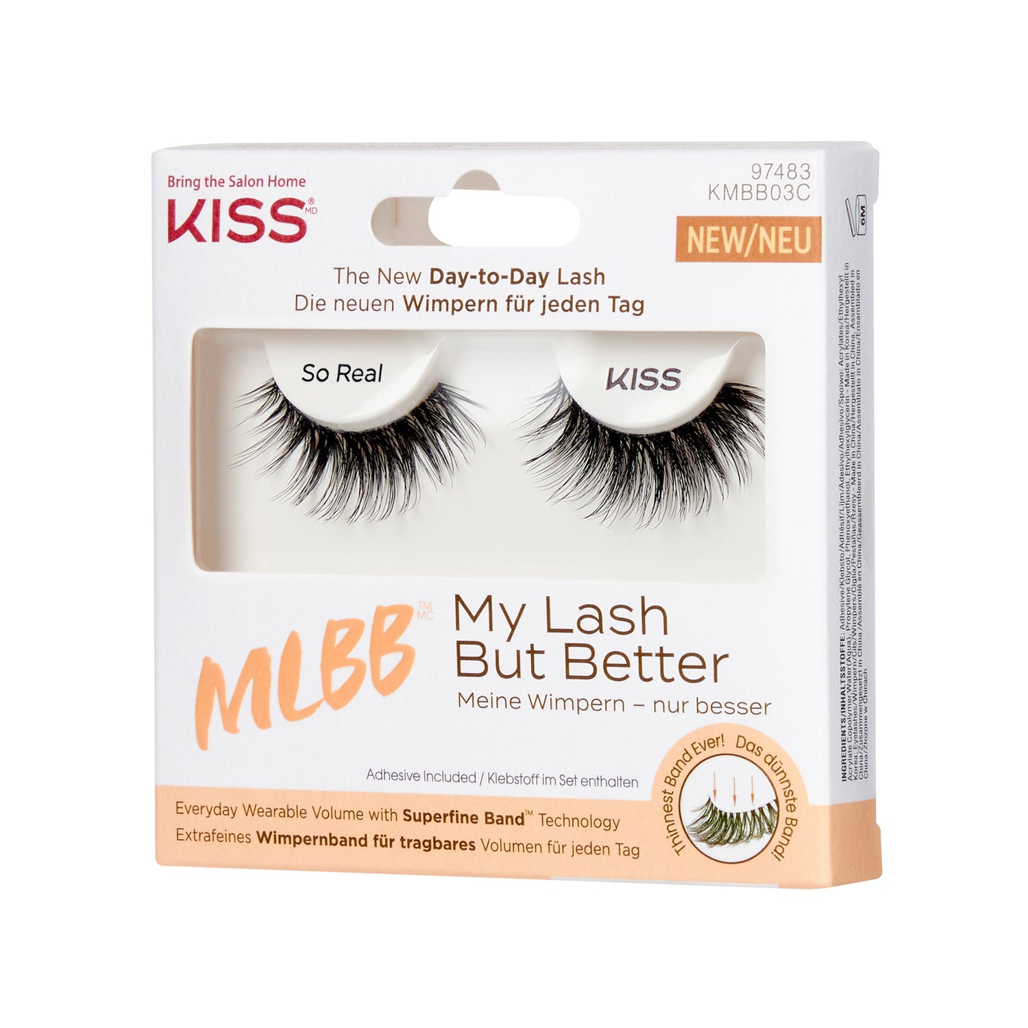 KISS My Lash But Better Day-To-Day False Eyelashes, Style &