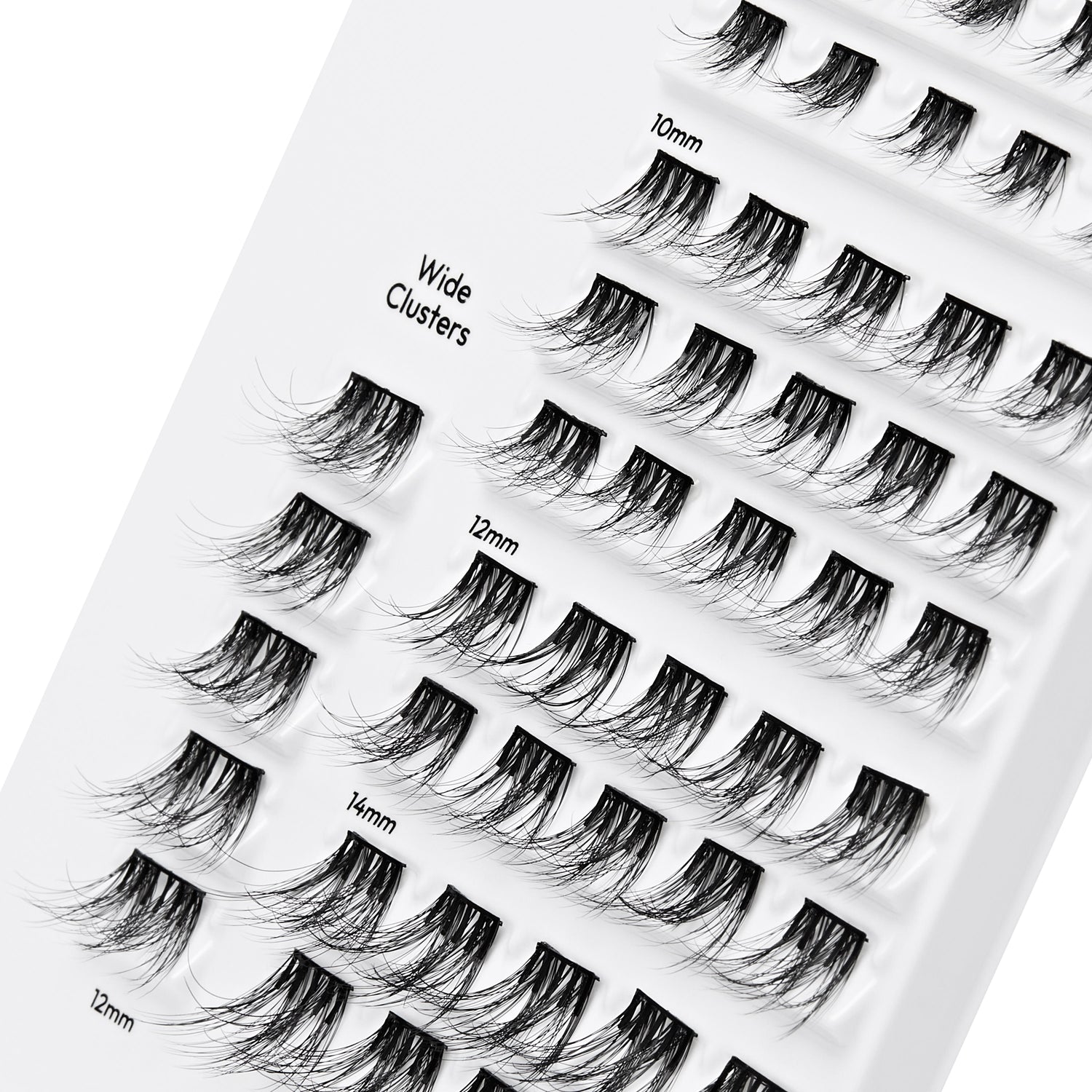 Kiss Impress Pre-Glued Lash Clusters Multipack, Faux Mink Volume, 50 Self Adhesive Eyelashes