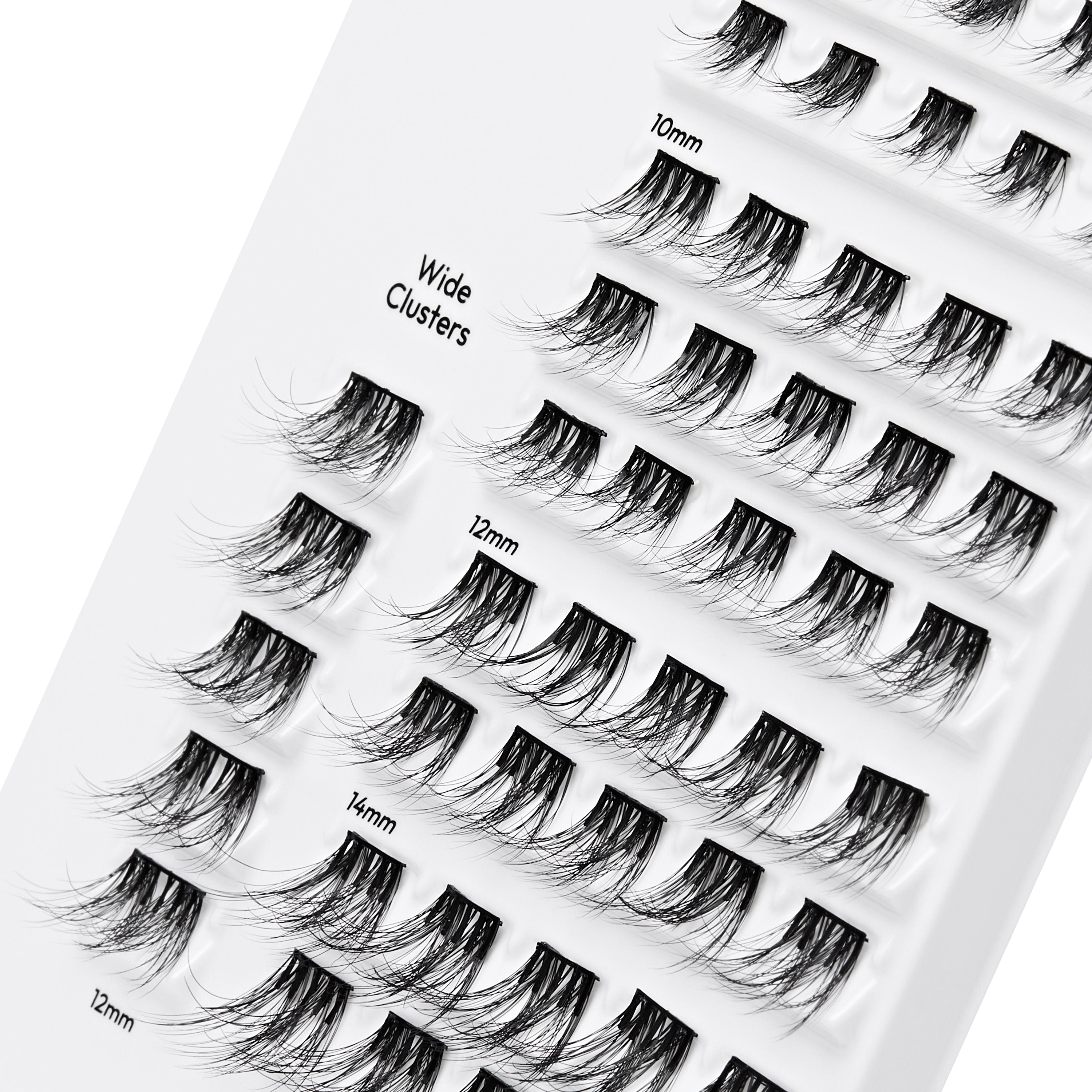 Kiss Impress Pre-Glued Lash Clusters Multipack, Faux Mink Volume, 50 Self Adhesive Eyelashes