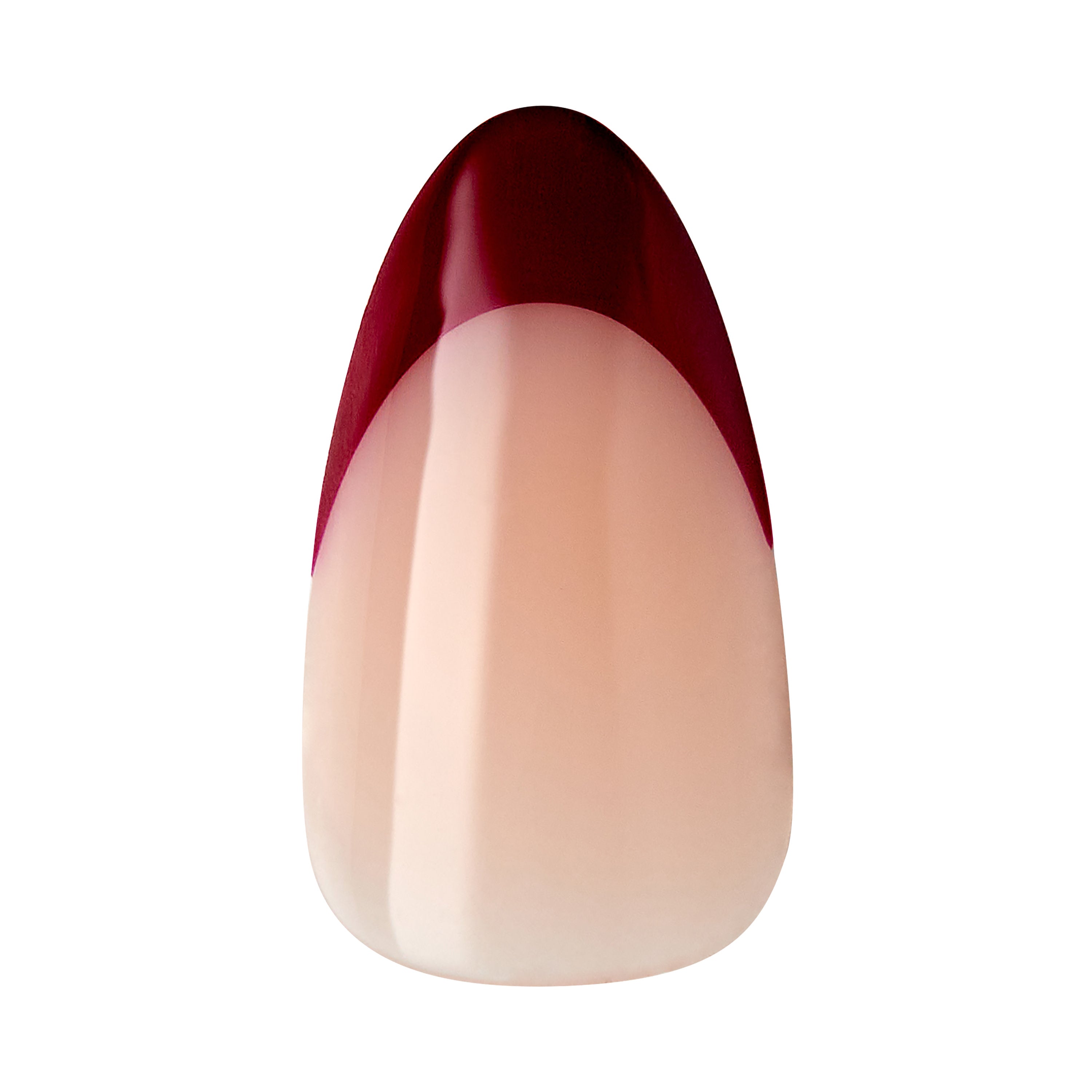 Kiss Salon Acrylic French Color Press On Nails, ‘Catchy’, Purple, Medium Almond, 28 Count