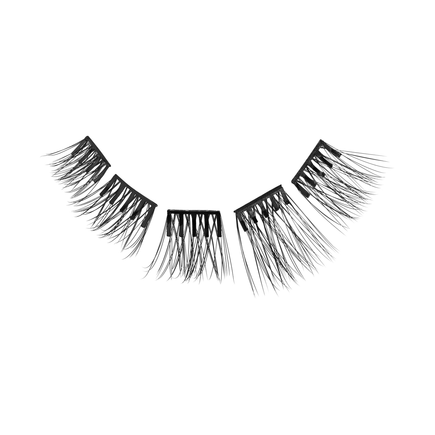KISS imPRESS Press On Self Adhesive Eyelashes, 8mm–14mm, Soft Natural, 36 Lash Clusters (Copy)