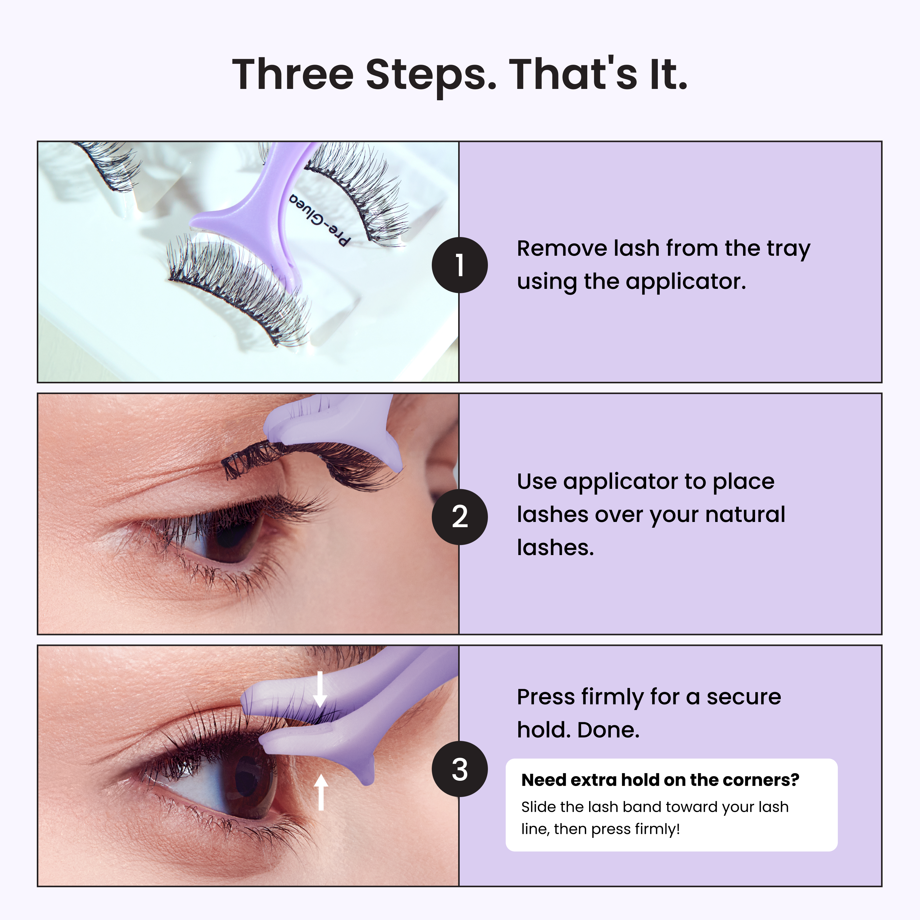 KISS imPRESS Pre-Glued Strip Lashes Kit, Classic Wispy, 2 Pair Self Adhesive Eyelashes (Copy)