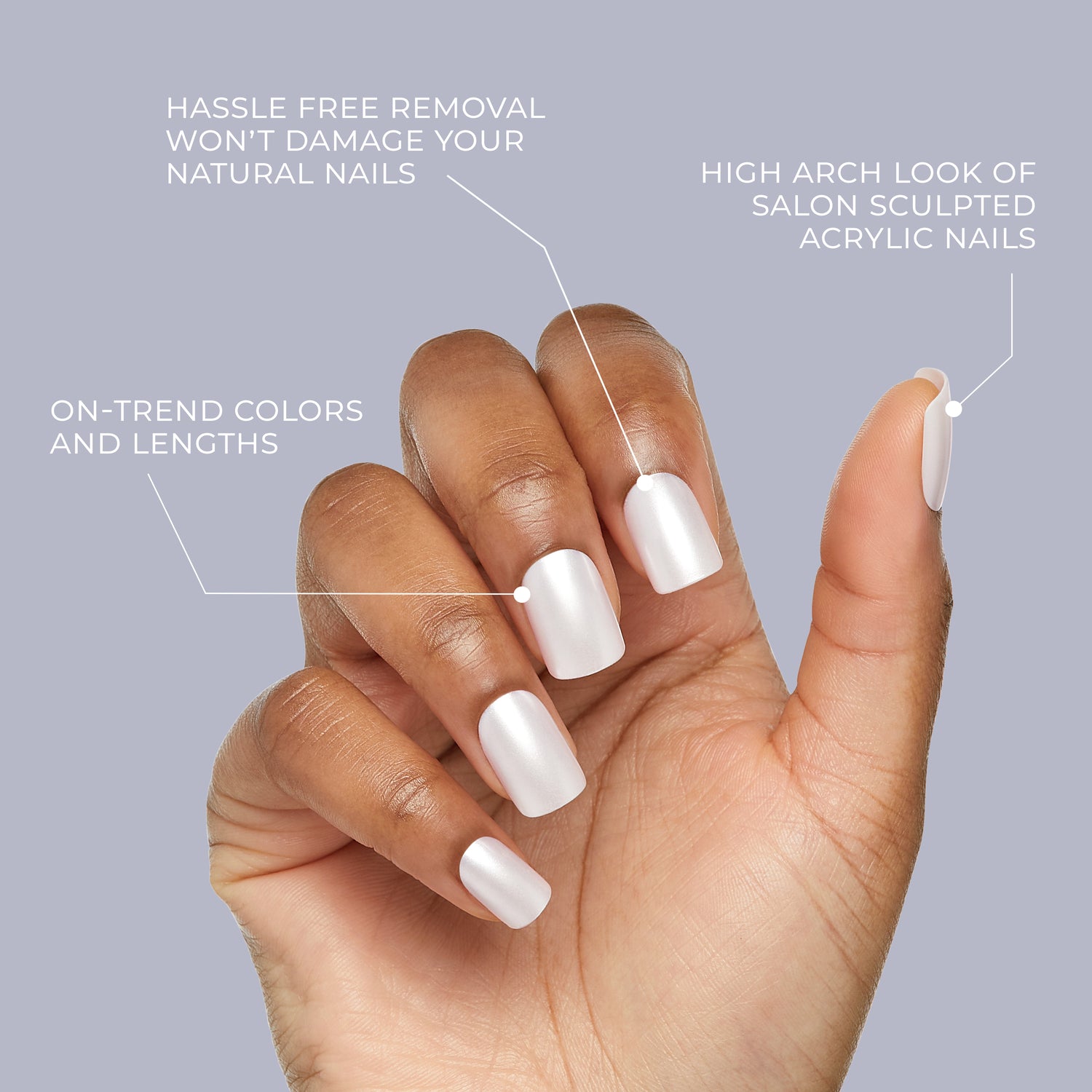 Kiss Gel Fantasy Press On Nails, &
