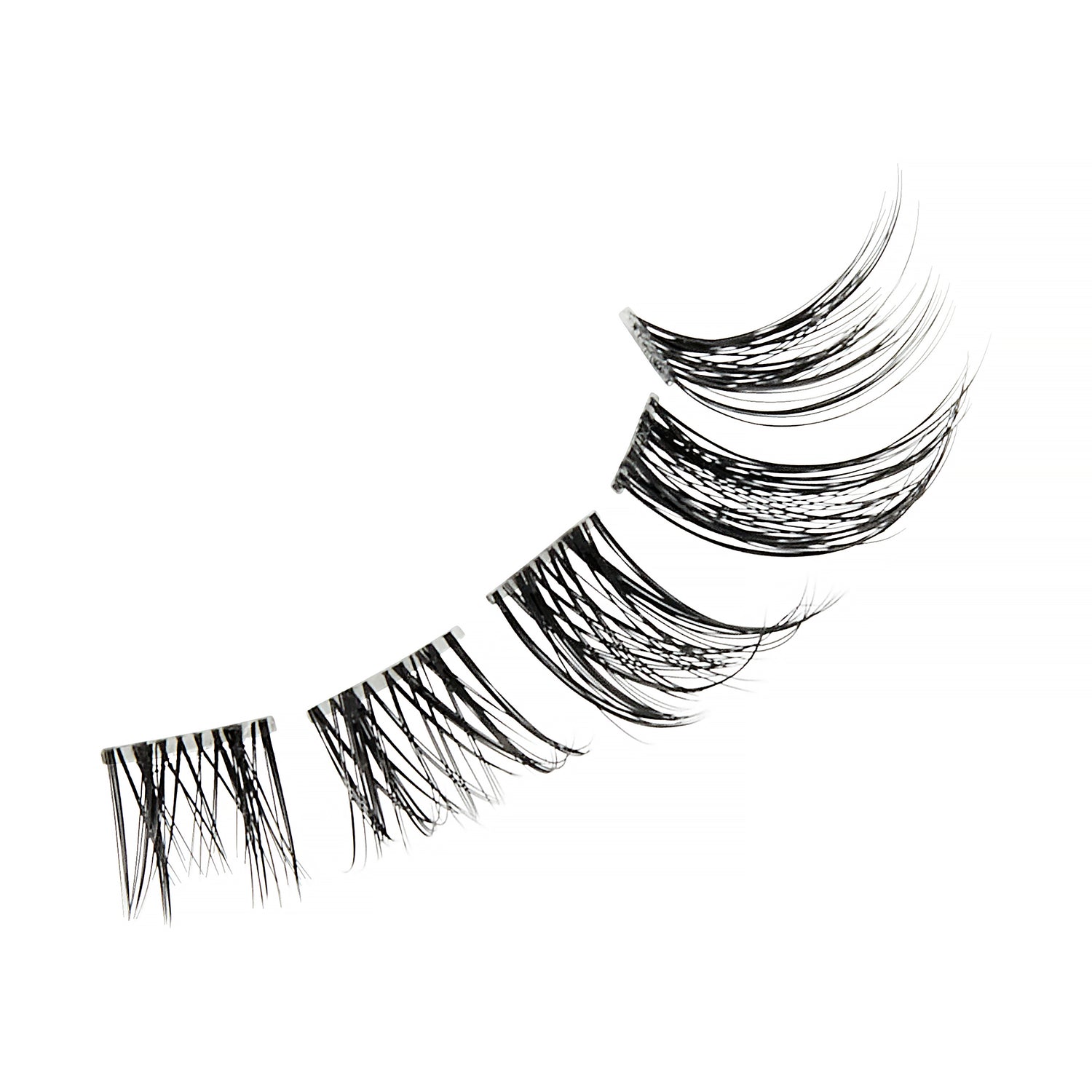Kiss The New Natural False Eyelashes, Lash Extension Kit, Pearl Earring, 60 Trio Lash Clusters