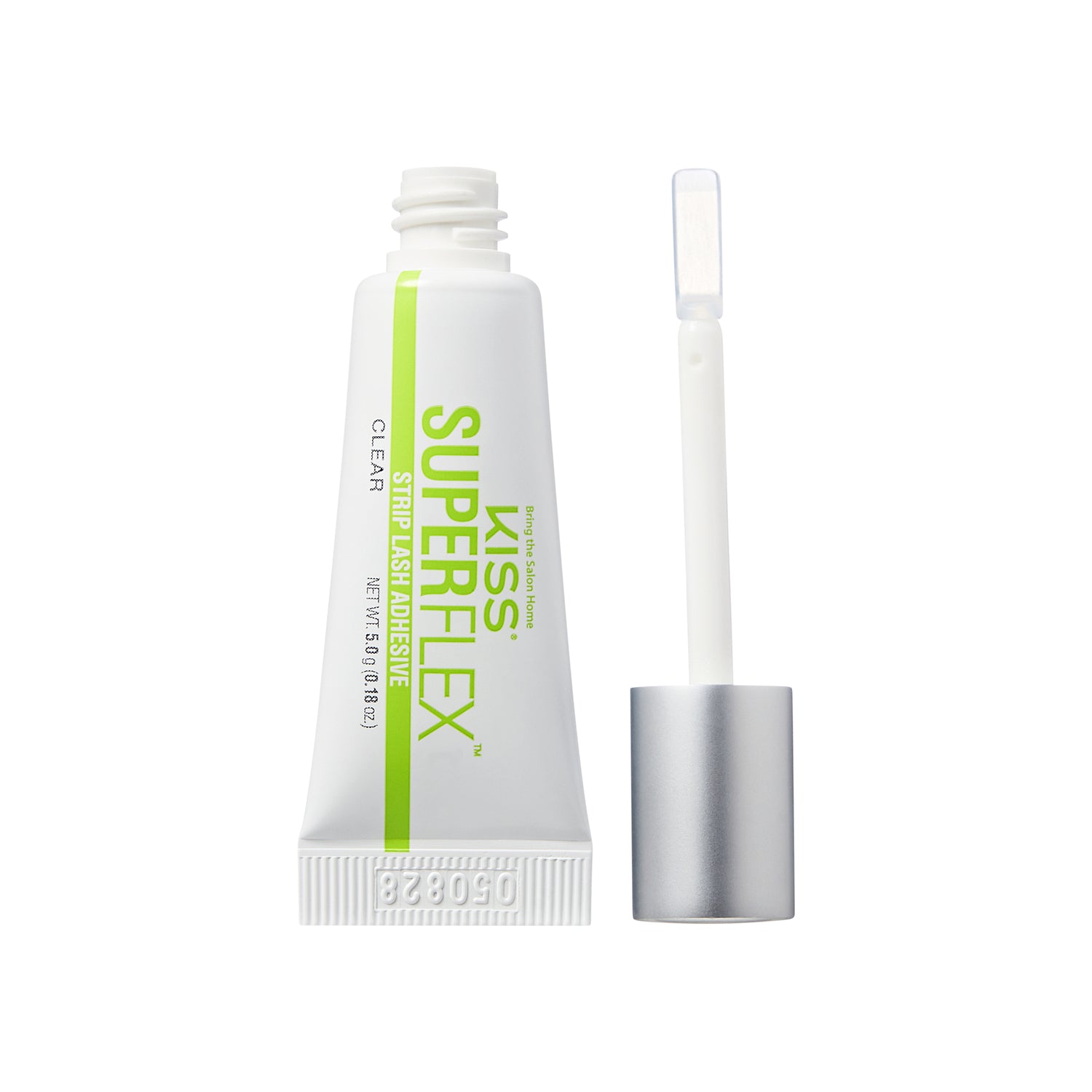 Kiss SuperFlex Latex Strip Lash Adhesive, Brush On, Clear, 5g (0.18 oz.)