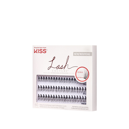 KISS Lash Couture, False Eyelashes, Venus, 12mm-14mm-16mm, 60 Clusters