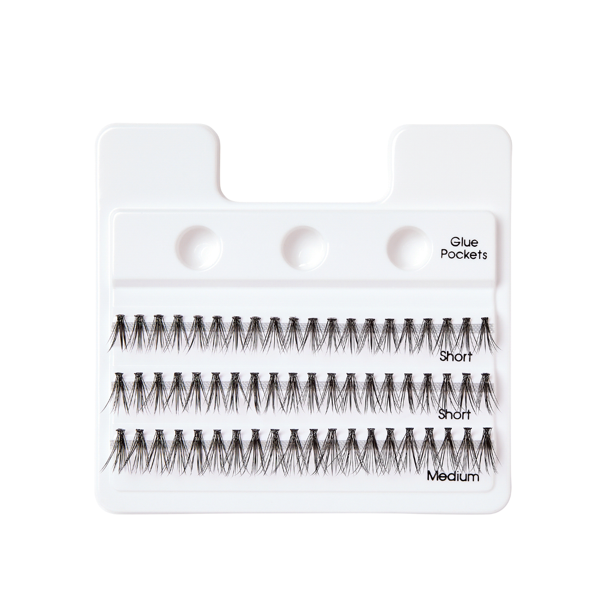 KISS Lash Couture, False Eyelashes, Venus, 12mm-14mm-16mm, 60 Clusters