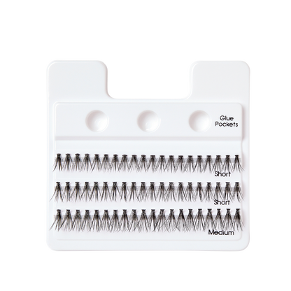 KISS Lash Couture, False Eyelashes, Venus, 12mm-14mm-16mm, 60 Clusters