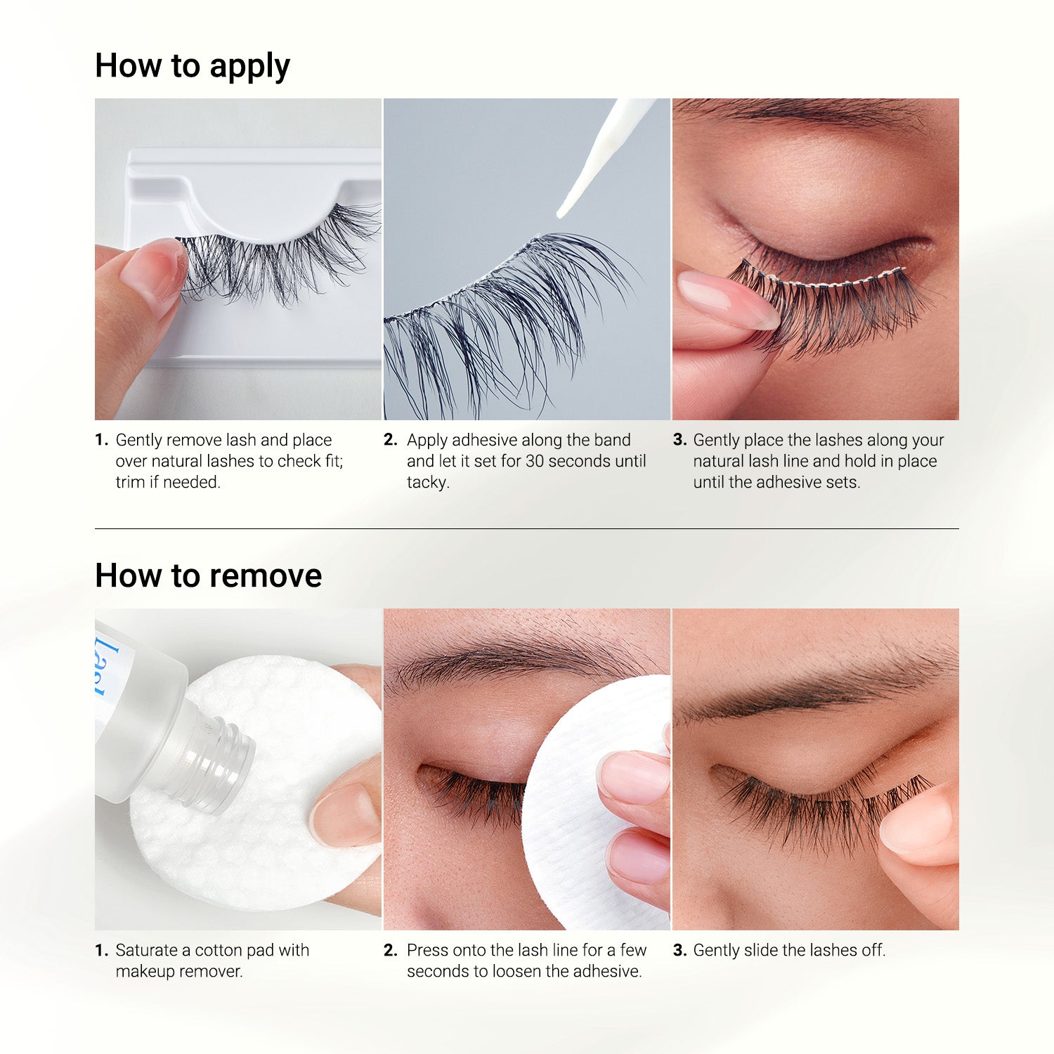 KISS So Natural falešné řasy, „Fluffy Natural“, 10 mm–12 mm, střední objem, 5 párů